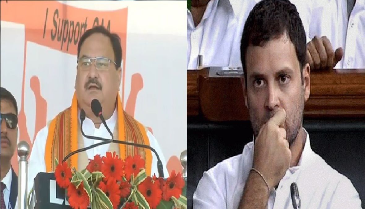 JP Nadda's open challenge to Rahul Gandhi, said- just show 10 lines on CAA…