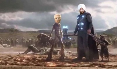 PM Modi - Alien, Channi-THOR, Sidhu -Captain America, Congress' new video on Punjab elections