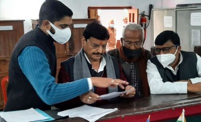 Shivpal Yadav files nomination for 6th time from Jaswantnagar assembly