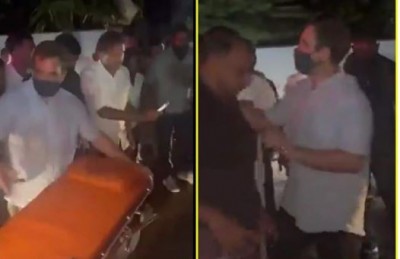 Rahul Gandhi sends his ambulance to help injured man, video goes viral