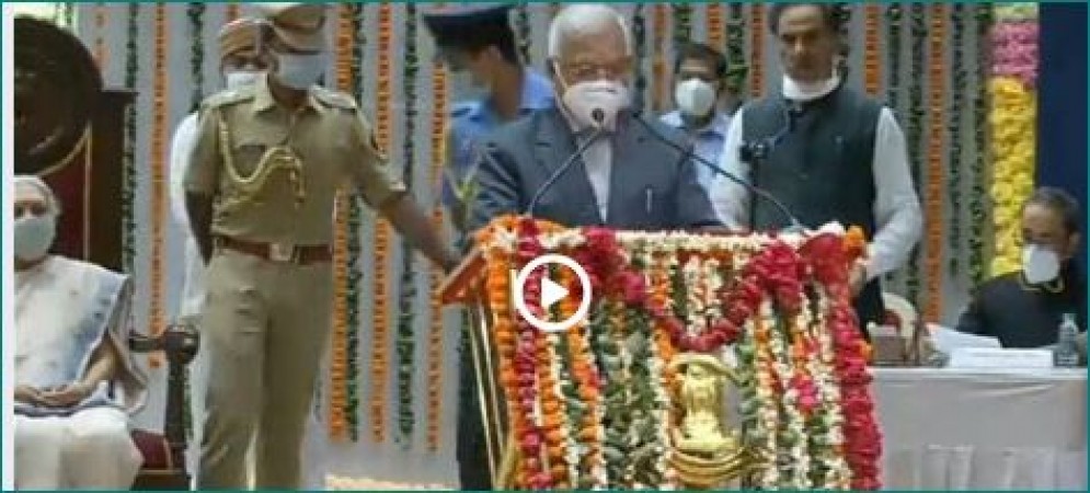 New MP Governor Mangubhai Patel sworn in as office and secrecy
