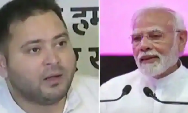 'Lose weight Tejashwi..,' Lalu's son reacts after listening to PM Modi's advice