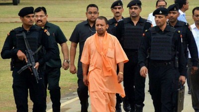 Uproar over throwing meat in temple, CM Yogi took this big step