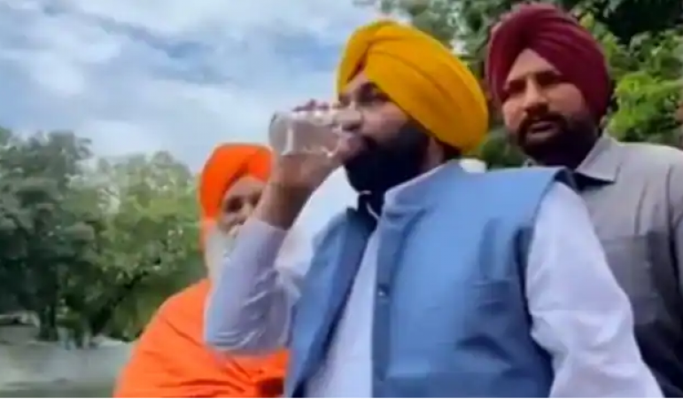 Did Bhagwant Mann fall ill after drinking contaminated water? Questions from viral videos