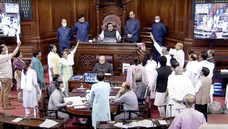 Monsoon Session: Action on MPs who created ruckus, 11 suspended from Rajya Sabha