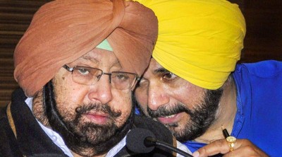 Sidhu arrives to meet CM Amarinder for first time after becoming Punjab Congress president