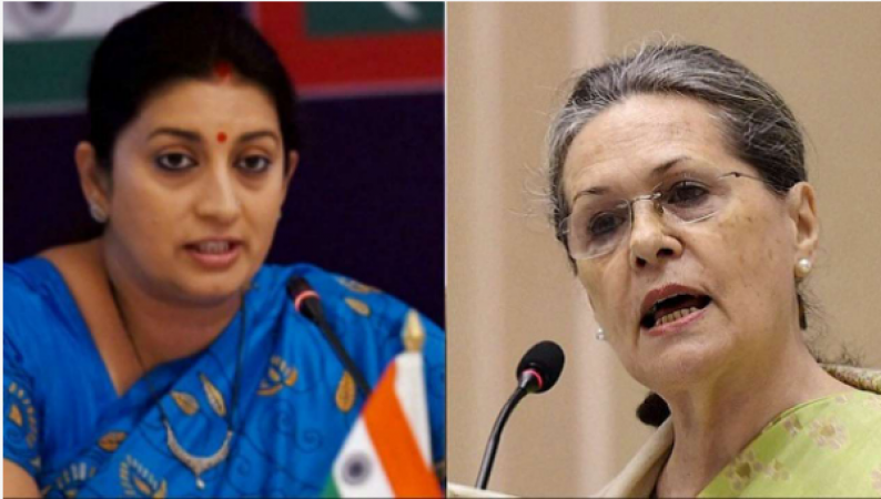 'Don't talk to me..,' Sonia Gandhi furious at Smriti Irani