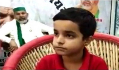 The agitating child of 'Ticket Camp' went viral, said- Govt tell where to come...