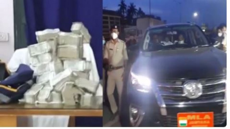 After Kolkata, now crores of cash found from the car in this state, 3 MLAs arrested