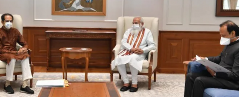 PM मोदी से मिले मुख्यमंत्री उद्धव ठाकरे, मराठा आरक्षण पर हुई बात