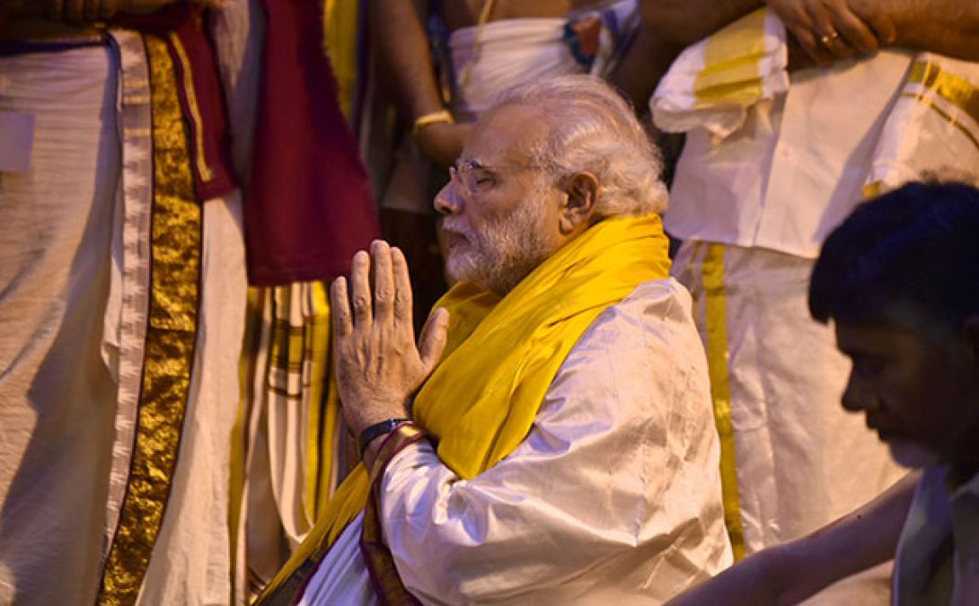 PM Modi arrives in Tirupati after Sri Lanka tour, goes for the  Darshan of Lord Balaji