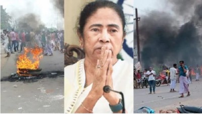 'Go to Delhi-UP and do this work...', Mamta Banerjee said to the religious crowd doing 'arson and violence' in Bengal.