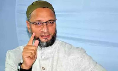 As soon as The Name of Owaisi was called for the swearing-in, BJP MPs started the work