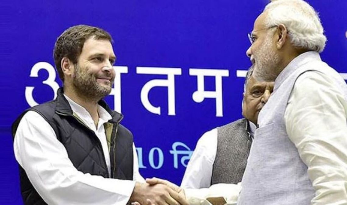 कांग्रेस अध्यक्ष राहुल गांधी को जन्मदिवस पर कुछ इस अंदाज में दी पीएम मोदी ने बधाई