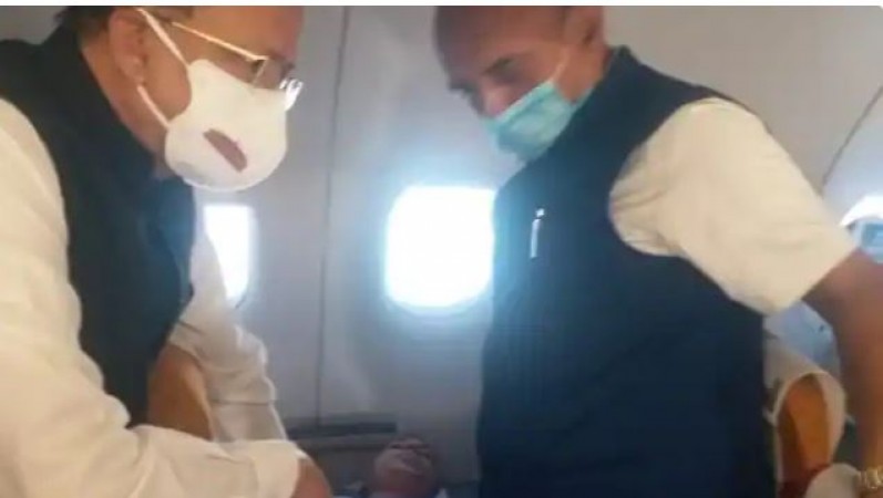 Passenger's health deteriorates in flight, becomes angel BJP minister and MP