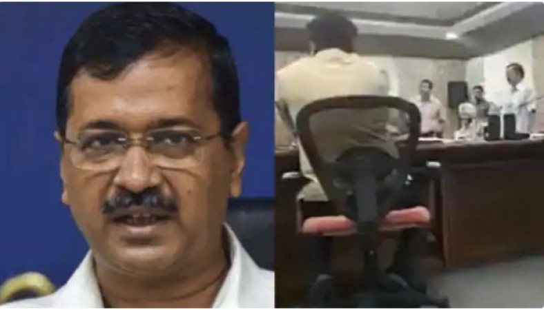 When asked questions on water supply, Kejriwal, who promised 'free water', started running away, watch video