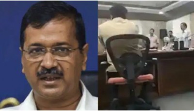When asked questions on water supply, Kejriwal, who promised 'free water', started running away, watch video
