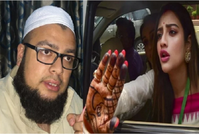 Muslim clerics target Nusrat Jahan for wearing Mangalsutra; Sadhvi Prachi defends her!