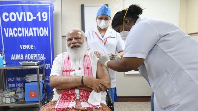 After getting vaccinated PM Modi says 'Done already! I didn’t even get to know ...'