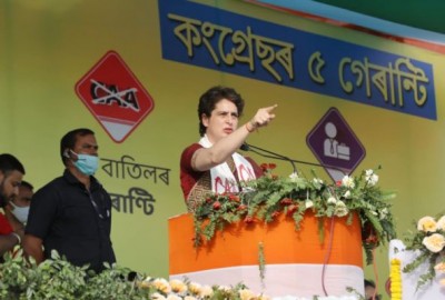 Priyanka Vadra in Assam 'CAA will not be applied if Congress comes to power'