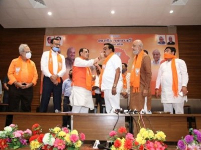 BJP's bumper victory in Gujarat! Won 800 panchayat seats in Zilla Panchayat