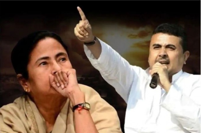 बंगाल चुनाव: भाजपा नेता शुभेंदु अधिकारी का बड़ा ऐलान, बोले- 'दीदी' को नंदीग्राम में हराऊंगा
