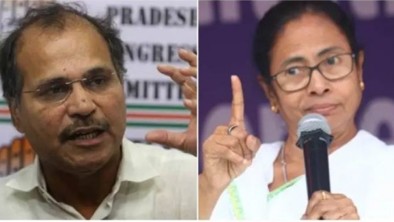 Congress and TMC face to face, Adhir Ranjan calls Mamata Didi 'mad'