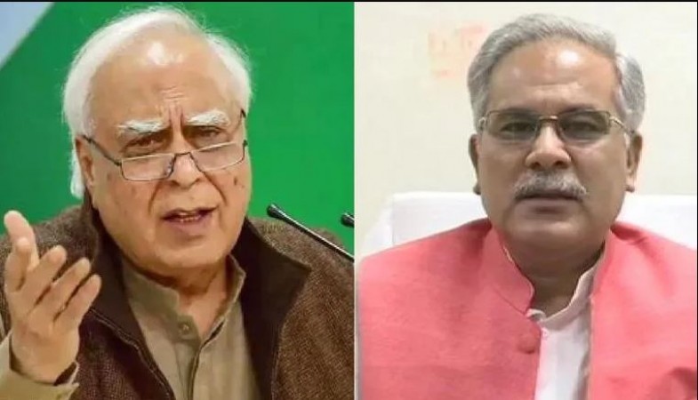 CM Baghel's attack on Sibal, said- 'Those who did not even contest elections, they're...'