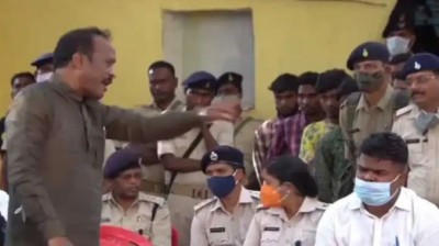 JMM MLA threatens woman police, know the whole matter
