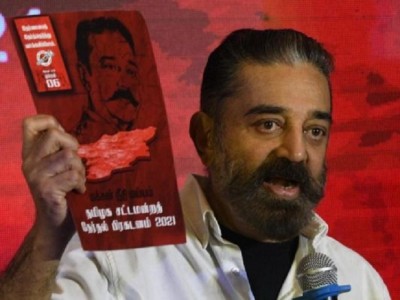 Tamil Nadu elections: Kamal Haasan releases manifesto 'If won't allow agricultural laws...'