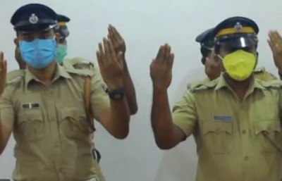 COVID-19: Kerala police teaches yoga amidst corona havoc