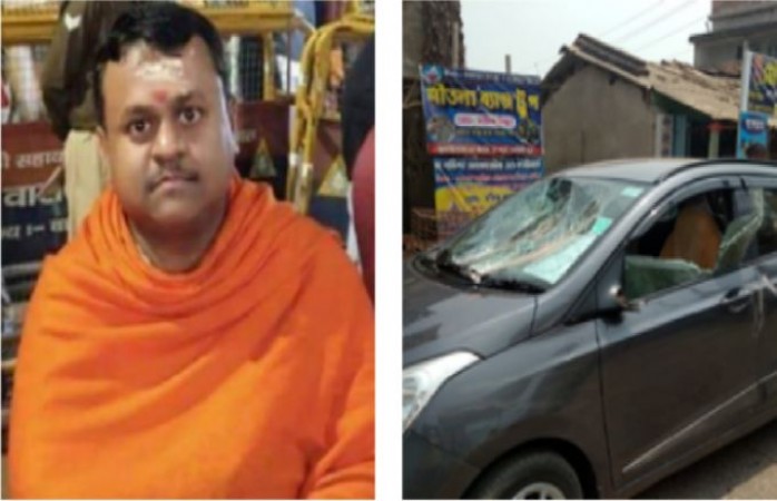 Violence during voting in Bengal, attack on Suvendu Adhikari's brother's car, driver injured
