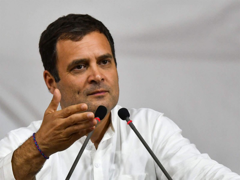Rahul Gandhi targets government said that petrol and diesel cheaper due to elections