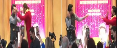 Union Minister Anurag Thakur danced with Ranveer Singh on this song, the video is going viral