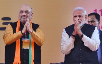 PM Modi and Amit Shah wished Ram Navami in a unique way.