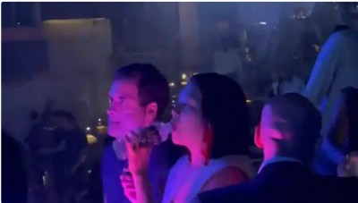 Rahul Gandhi partying in the nightclub of 'Congress' ruled Rajasthan and Nepal burning in the fire of violence, watch video