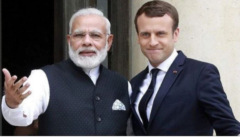 'Dear Narendra, it will be a great pleasure to welcome you..', French President invites PM Modi in 'Hindi'