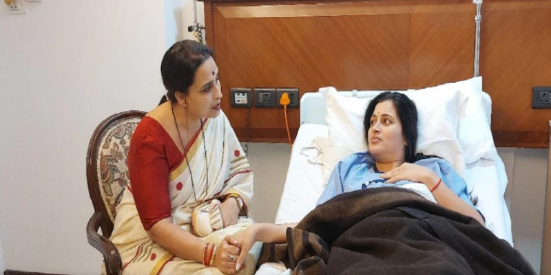 BJP leaders arrived to encourage Navneet Rana, who was admitted in the hospital