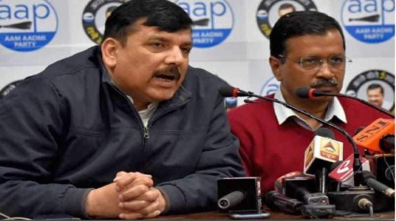 AAP leader Sanjay Singh gets trolled for 'PM Modi apologises to Arvind Kejriwal by rubbing his nose in water'