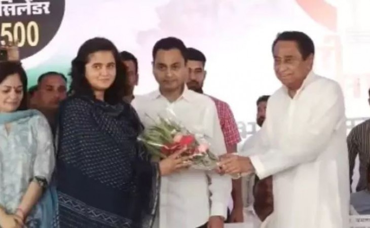 Megha Parmar, the mountaineer who conquered Everest, joined Congress, said- 'If Kamal Nath ji was not there...'
