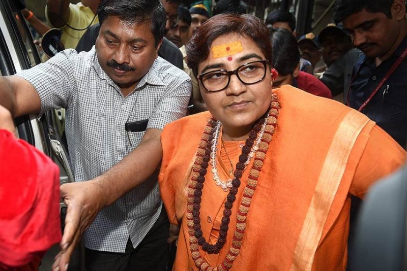 MP Pragya Thakur tweets this after the Congress attack