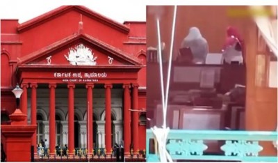 Prayers being offered near the Karnataka High Court, video went viral