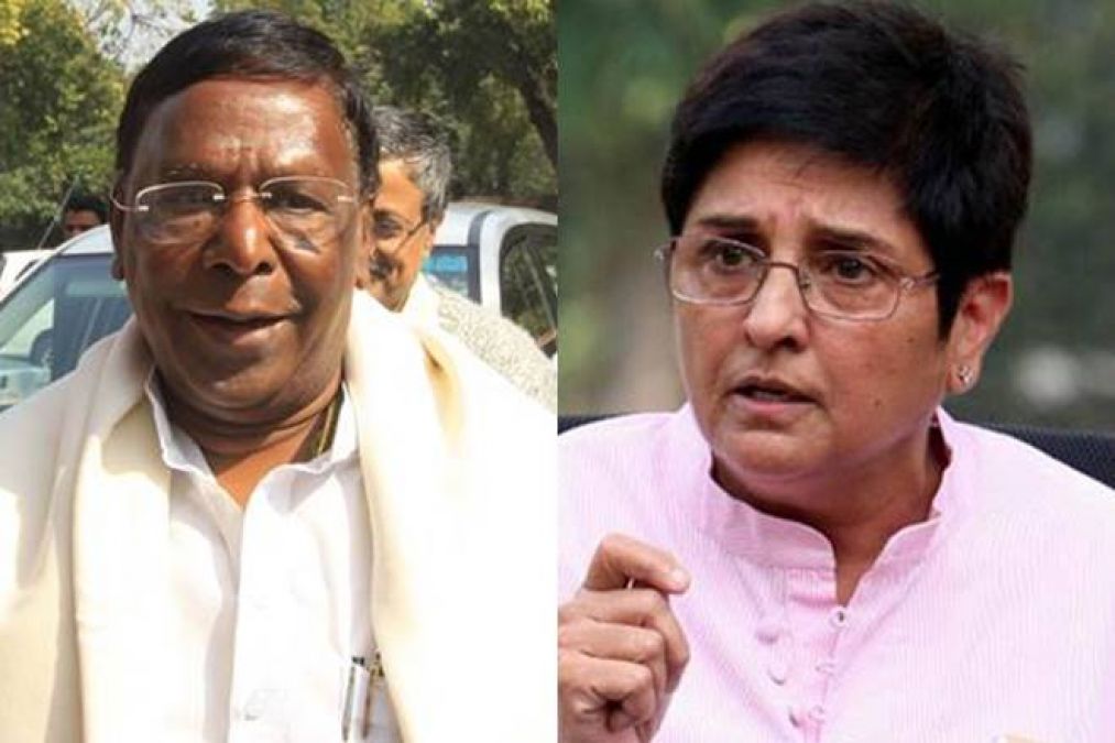 Puducherry CM V Narayanasamy calls Kiran Bedi a 'demon'