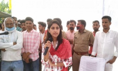 Congress leader are looking to sell crores of land: MLA Aditi Singh