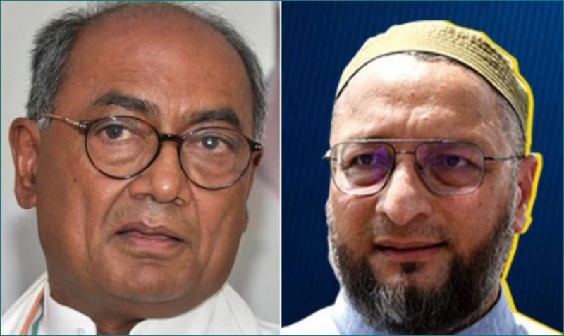 Digvijay Singh targets Asaduddin Owaisi after Bihar by-election results