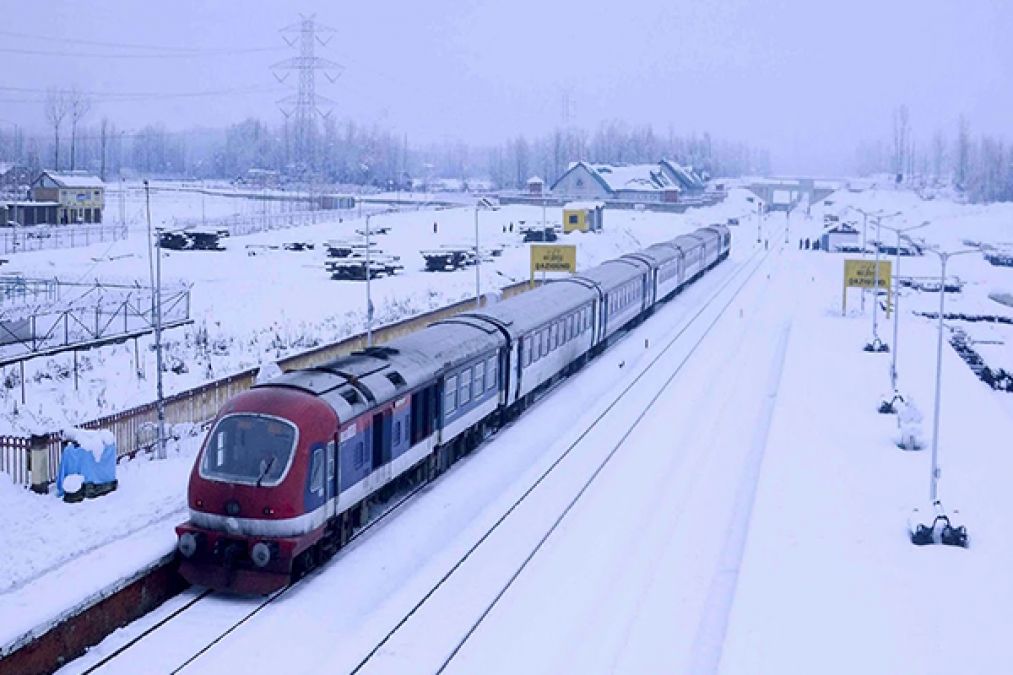 Rail service resumed in Kashmir Valley from today, closed for three months