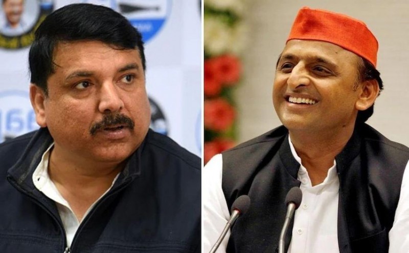AAP and SP combine in UP polls