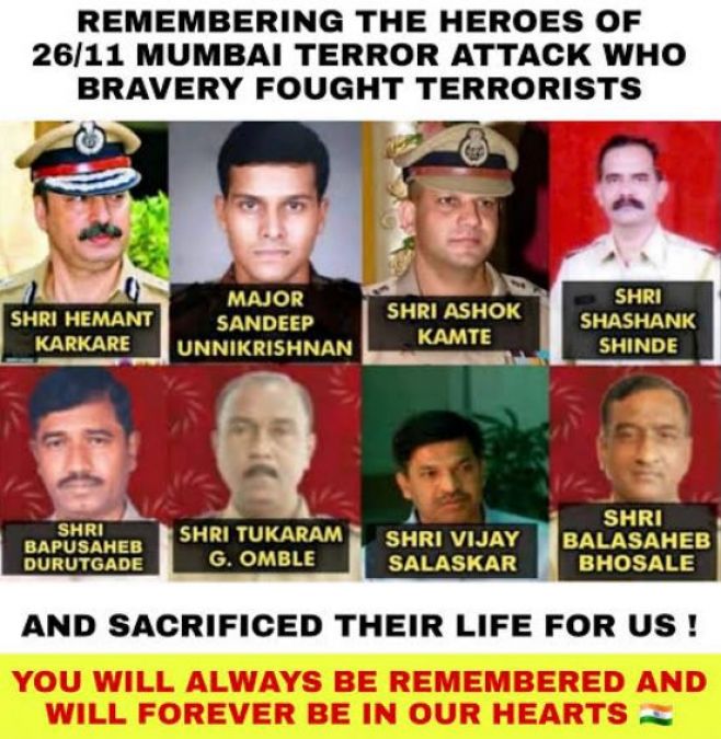 Salutations to martyrs of 26/11: Mumbai terror attack trending on social media