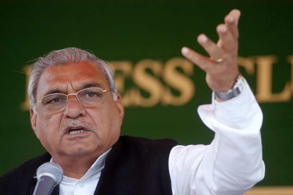 Former CM Bhupendra Singh Hooda accuses BJP, government surrounded on Vishal Haryana issue