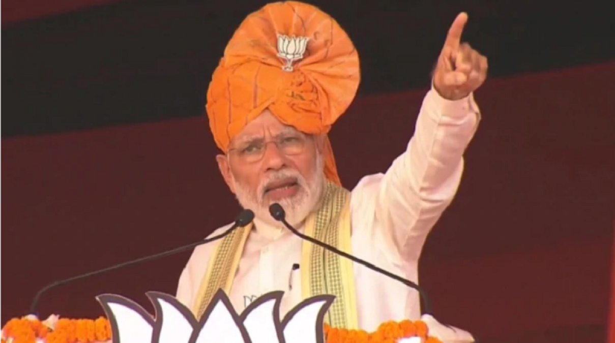 PM Modi said in Kurukshetra, said - When the strength of our country increases, Congress gets upset
